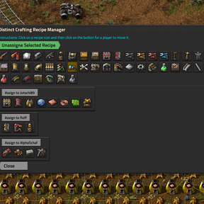Distinct Crafting - Factorio Mods