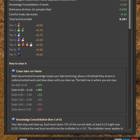 Research Debt - Factorio Mods