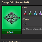 Omega Drill - Factorio Mods